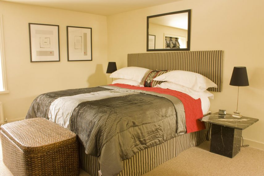 Double bedroom at The Tankerville Arms