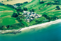 Aerial view of Alnmouth Golf Club