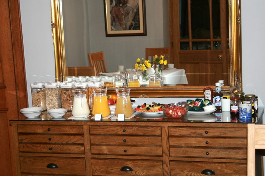 Buffet at West Acre House