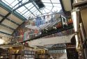 Barter Books - Mural & Trains