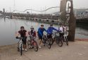 Cycling on the Northumberland coast