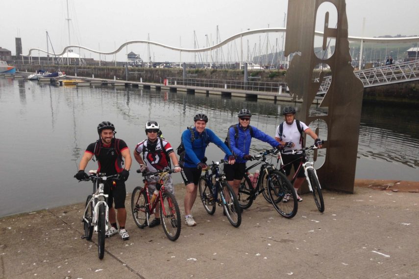 Cycling on the Northumberland coast