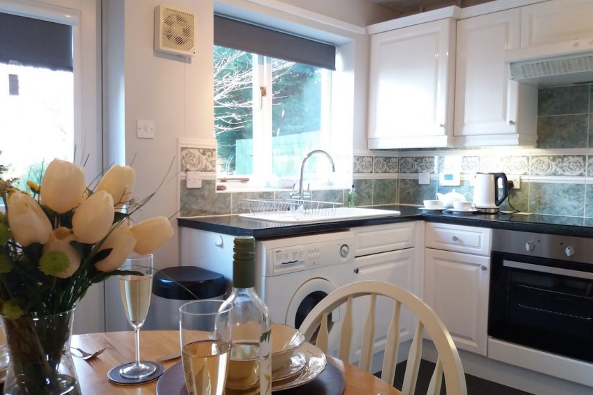 Kitchen at Hedgehope Cottage